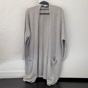 Donni gray cardigan with pockets
